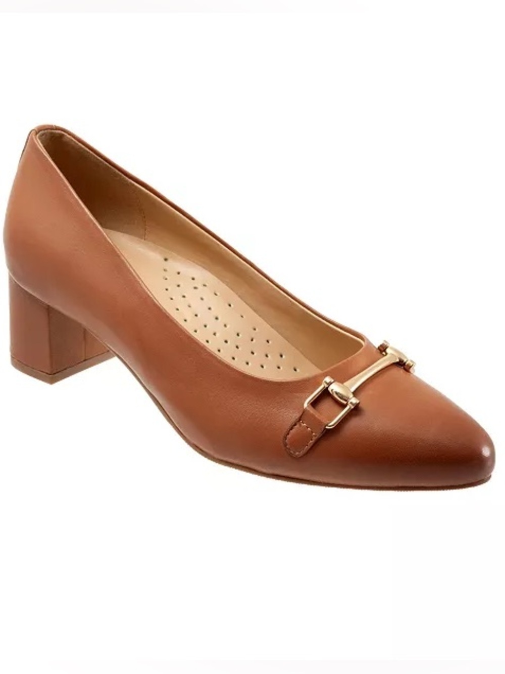 Trotters Brown Suede Kenzie Comfort Pumps NWT